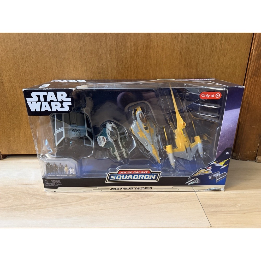 Star Wars Micro Galaxy Squadron Anakin Skywalker Evolution Set Box Damage